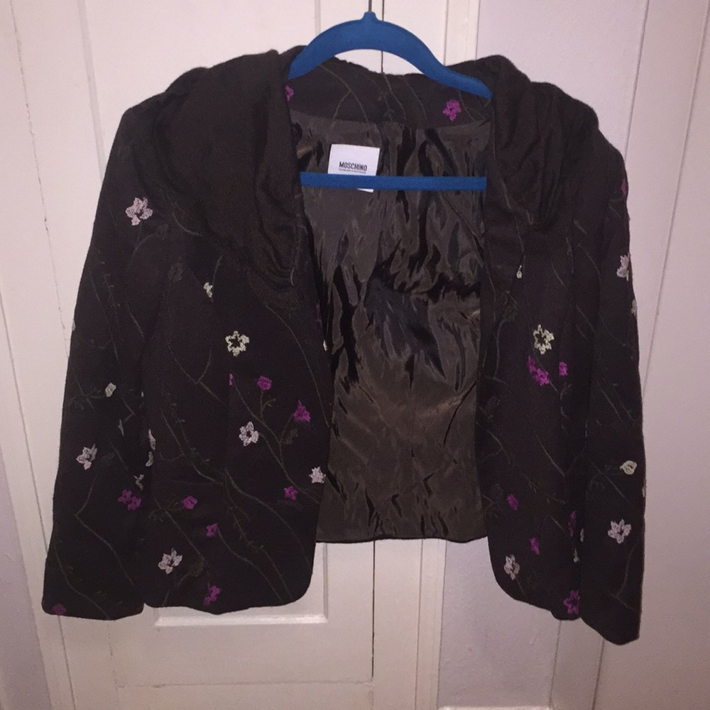Brown Moschino jacket